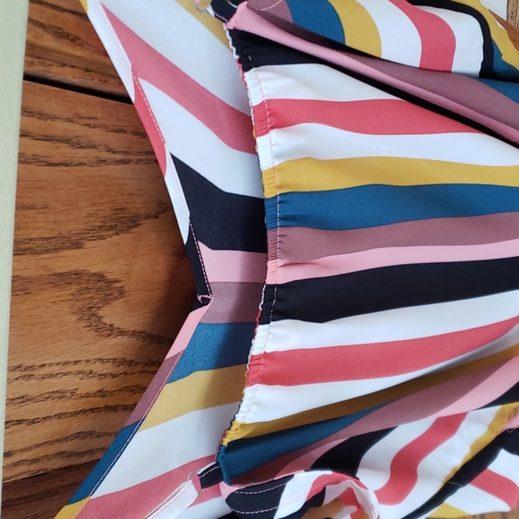 New! Allison Joy for Evereve striped cami tank multicolored - Picture 5 of 10